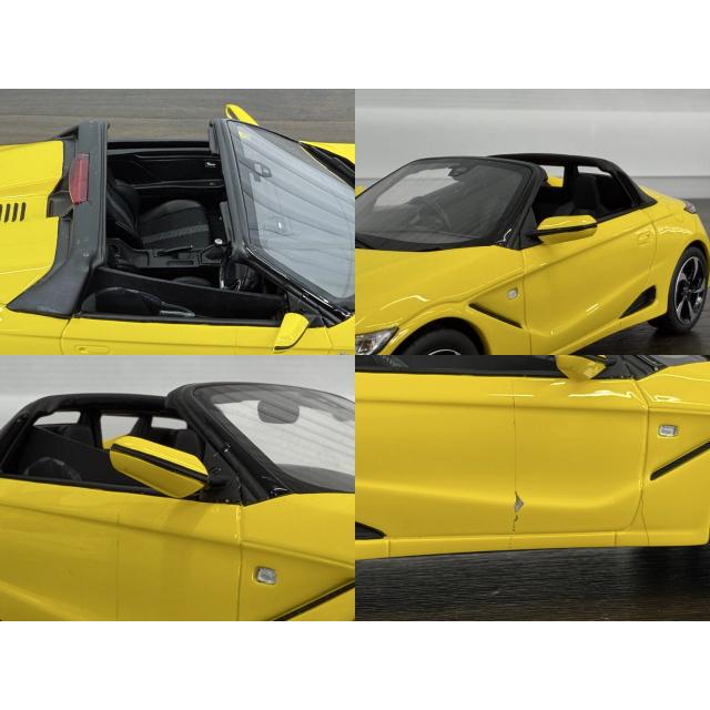 1/18 ホンダ S660 a イエロー ミニカー 【中古】京セラ samurai 89/400