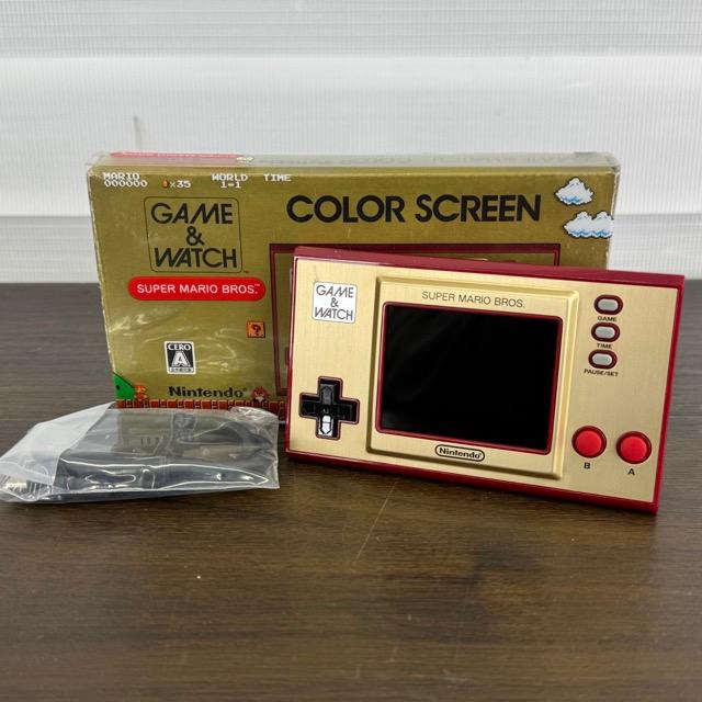未使用品 任天堂 ゲームウォッチ カラースクリーン スーパーマリオ