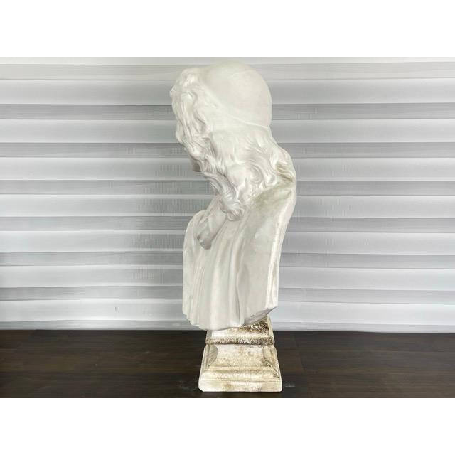 石膏像 ジャン＝バティスト・ポクラン 【中古】モリエール 胸像 美術