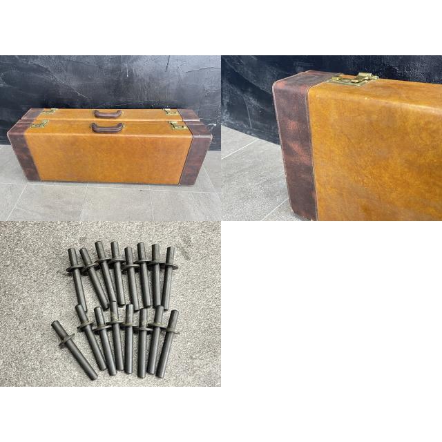 ゲートゴルフ 2組セット 【中古】ゲートボール 木製 スティック ボール 