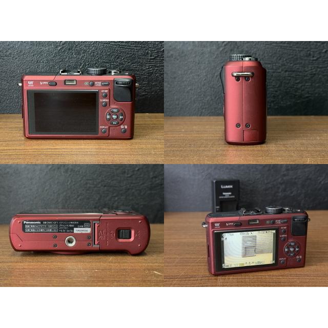 デジタル一眼カメラ 【中古】動作保証 Panasonic LUMIX DMC-GF1 レッド