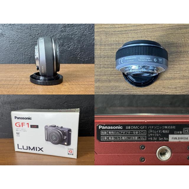 デジタル一眼カメラ 【中古】動作保証 Panasonic LUMIX DMC-GF1 レッド