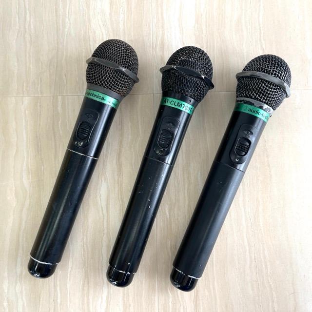 赤外線 ワイヤレスマイク audio-technica AT-CLM700T/B 2本 AT-CLM701T  