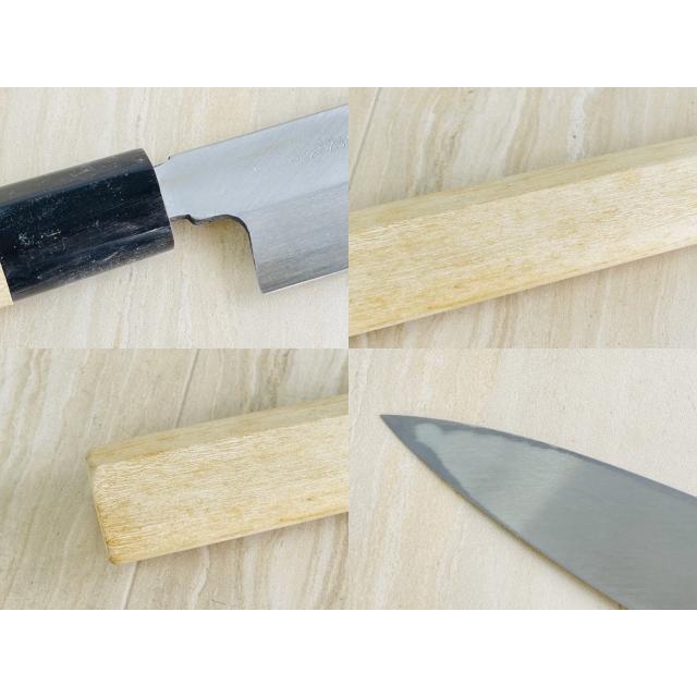未使用 三友上作 柳刃 刺身包丁 八王子実践高校 刃渡り 約23.5cm