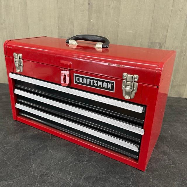 CRAFTSMAN ツールボックス 【中古】A2C20 706.653373 3段引出し 工具箱 クラフトマン 赤/56678 56678