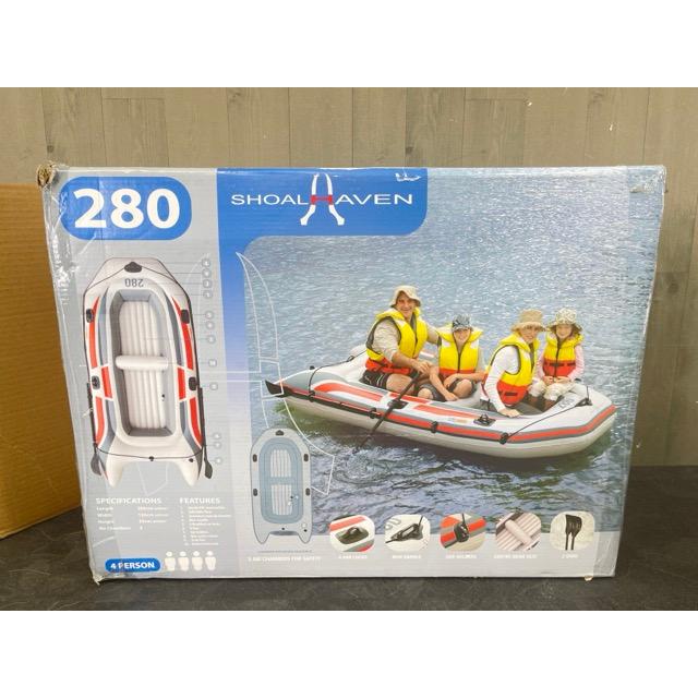 未使用品 SHOALHAVEN 280 大型ゴムボート 4人乗り アウトドア オール 