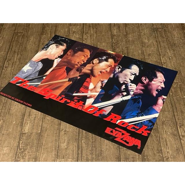 矢沢永吉 ポスター 【中古】 TheSpiritOfRock 75x105cm E.YAZAYA