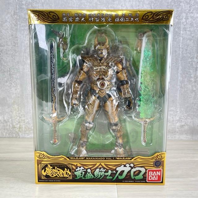 黄金騎士 ガロ 【中古】 魔戒可動 冴島鋼牙 フィギュア BANDAI
