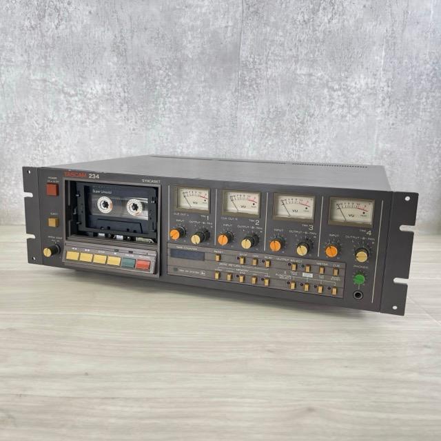 TASCAM 234 カセットデッキ TASCAM SYNCASET 234 カセットデッキ 【中古】タスカム ジャンク 通電