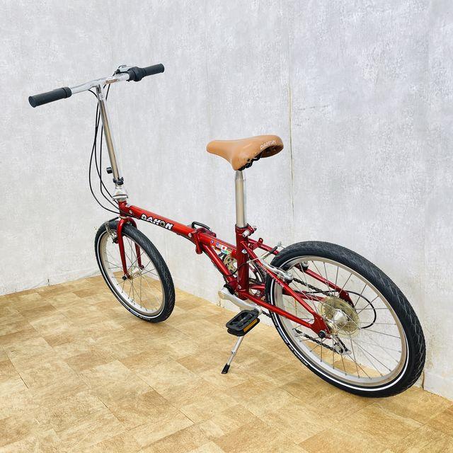 20インチ折り畳み自転車 【中古】DAHON ダホン LITE HITEN RED 赤 TIG  
