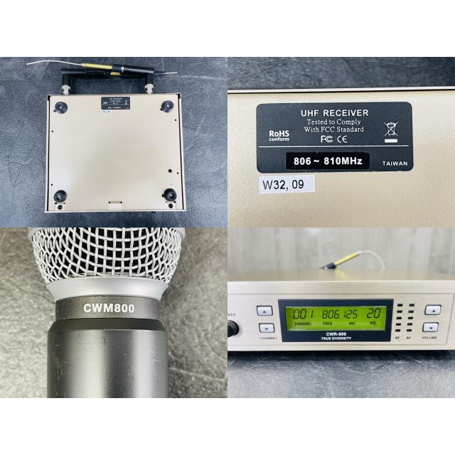 CLASSIC PRO 800MHz帯 ワイヤレスレシーバー ワイヤレスマイクセット 