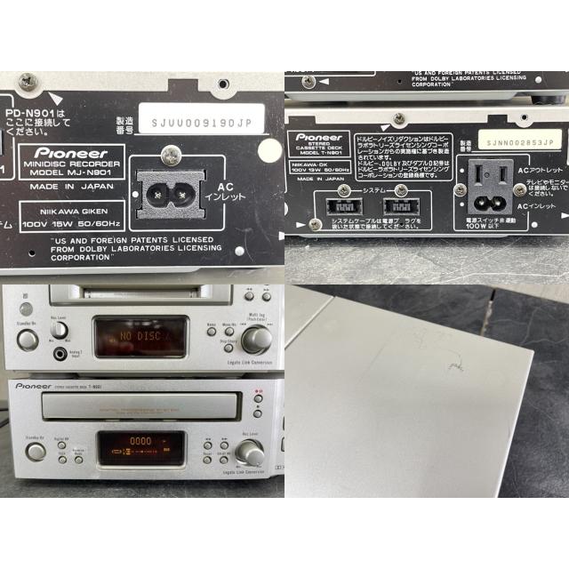 オーディオ機器【中古】動作保証 Pioneer MJ-N901 T-N901 MDデッキ + カセットデッキ 音響機器/65592｜urica-yashioshop｜08