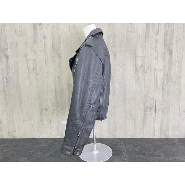 RakuLeather ライダースジャケット 革ジャン Sサイズ 【中古 