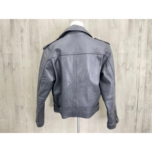 RakuLeather ライダースジャケット 革ジャン Sサイズ 【中古 