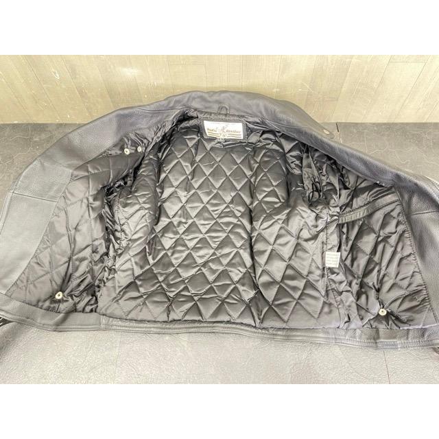 RakuLeather ライダースジャケット 革ジャン Sサイズ 【中古 