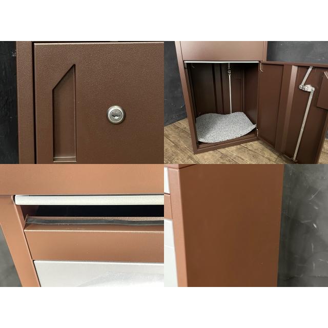 スチール宅配ボックス 【未使用品】ARCLANDS 宅配BOX 大 3007A 415×384
