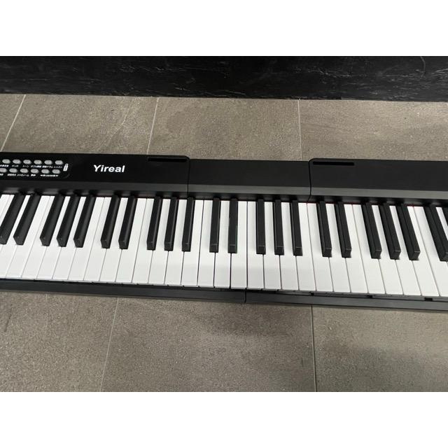 電子ピアノ 【中古】動作保証 Yireal YT881 ブラック 88鍵盤 スタンド