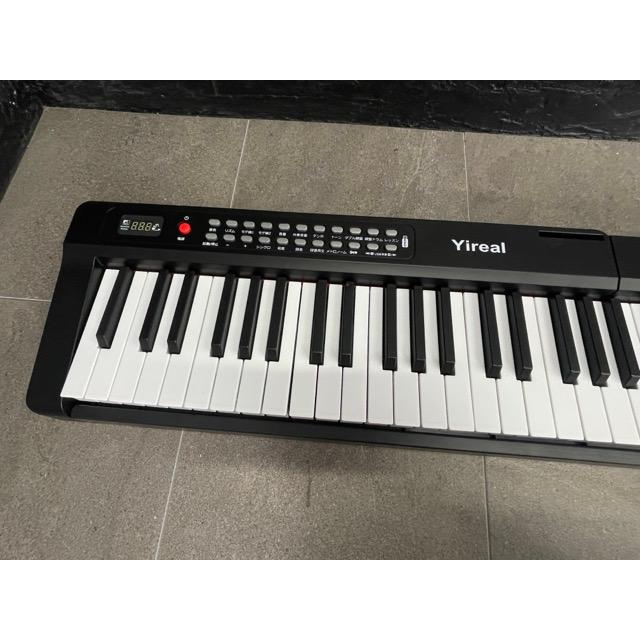 電子ピアノ 【中古】動作保証 Yireal YT881 ブラック 88鍵盤 スタンド