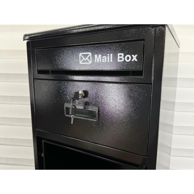 宅配ボックス 【中古】Hanasunou Mail Box メールボックス ブラック