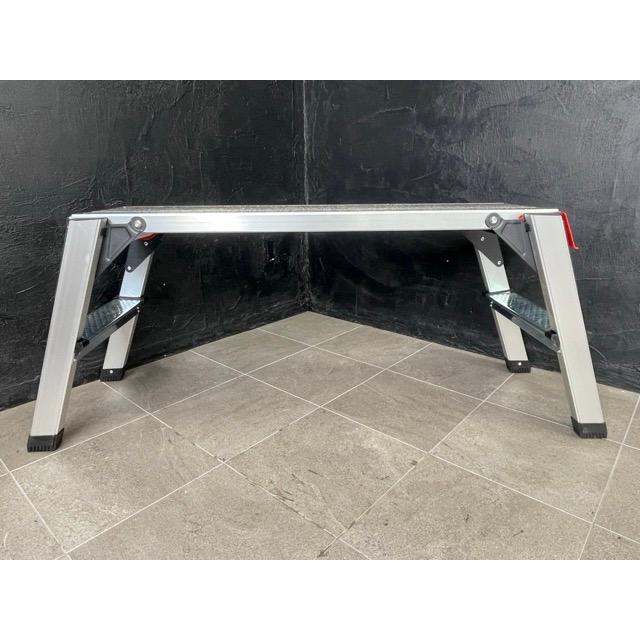 足場台 2段 【中古】美品 Xin shunho ステップ台 アルミ 約100×30