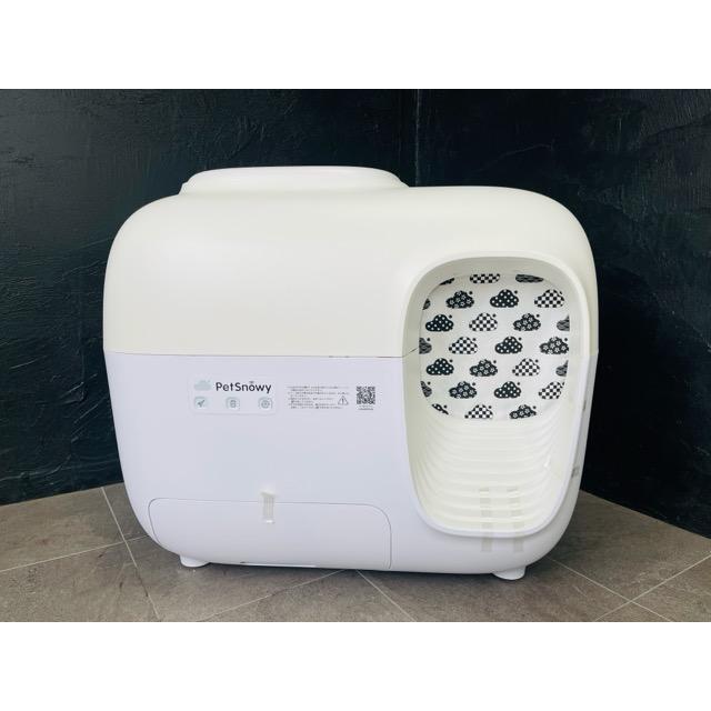 中古Pety + 全自動スマート猫トイレ PS-001 全自動スマートネコトイレ 【中古】PetSnowy SNOW+ PS-001 全自動猫