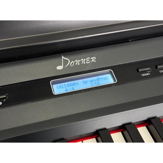 美品 電子ピアノ 【中古】動作保証 DONNER DEP-20 88鍵盤 ハンマー