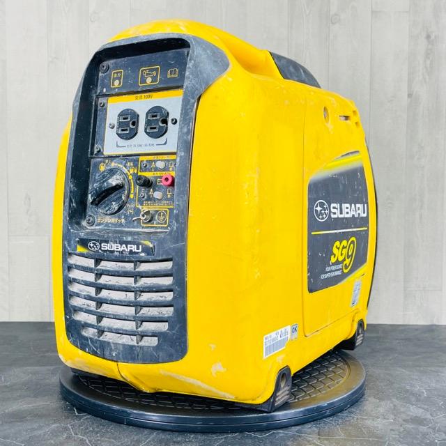 発電機 【中古】SUBARU スバル SG9 ガソリン発電機 単相100V 50Hz/60Hz  