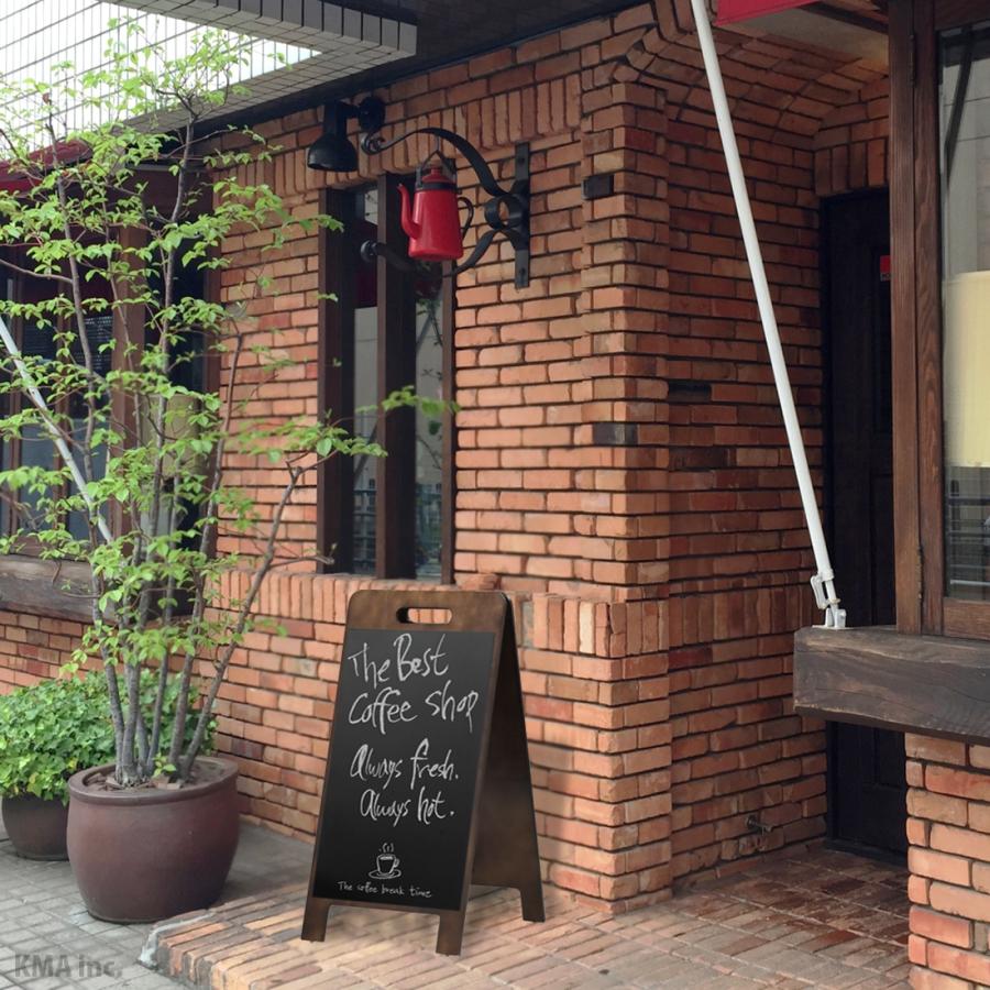 黒板 看板 ｜ A型 ブラックボード ハンド 式 78S ハイグレード マーカー チョーク マグネット｜ A型看板  (会社名・店舗名等の法人名義、団体名は代引きOK)の画像