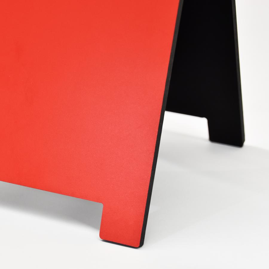 A型 レッドボード 卓上型 15W 赤 両面 W15cm×H23.5cm ミニ黒板 マーカー チョーク メニューボード｜urisapo｜05