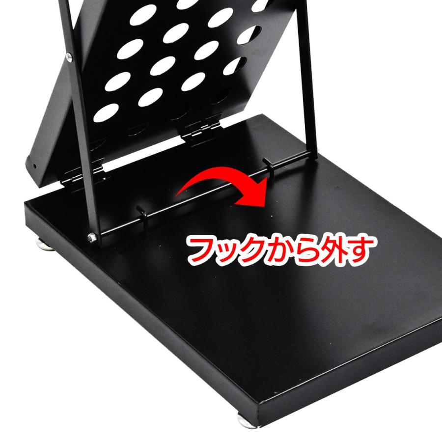 URiSAPO（ウリサポ） カタログスタンド 折りたたみ式 4段 片面