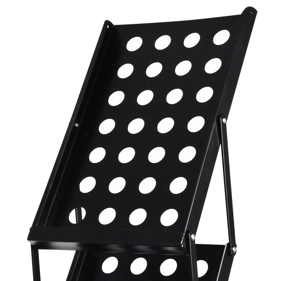 URiSAPO（ウリサポ） カタログスタンド 折りたたみ式 4段 片面