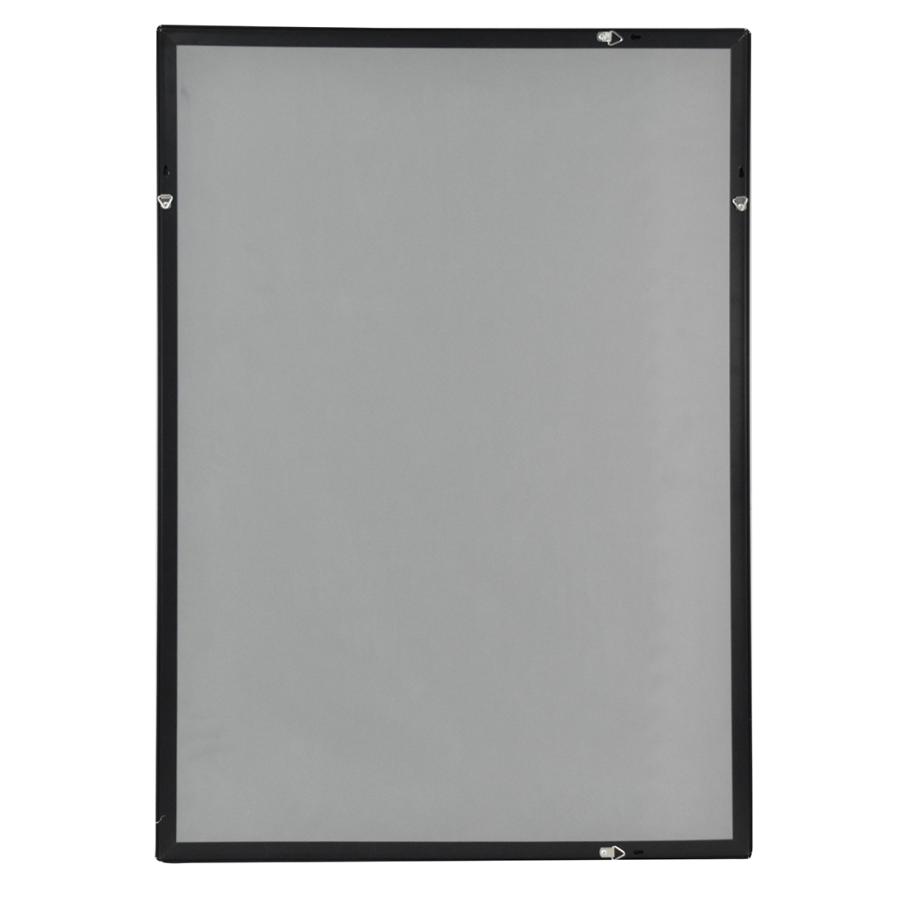 ポスターフレーム A1 ブラック 黒 フレーム幅20mm | ポスターパネル 看板   アルミ 額縁 ディスプレイ 壁付  (会社名・店舗名等の法人名義、団体名は代引きOK)