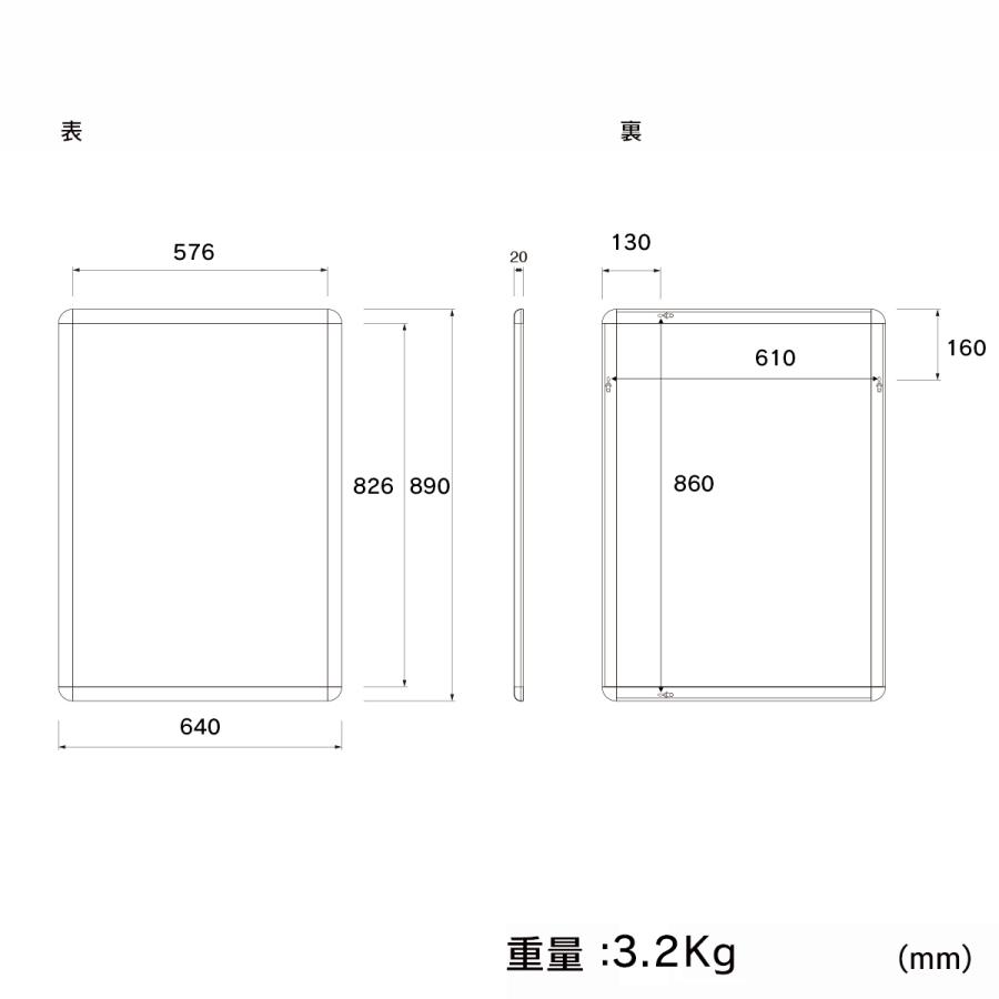 URiSAPO ポスターパネル A1 シルバー フレーム幅32mm | ポスター