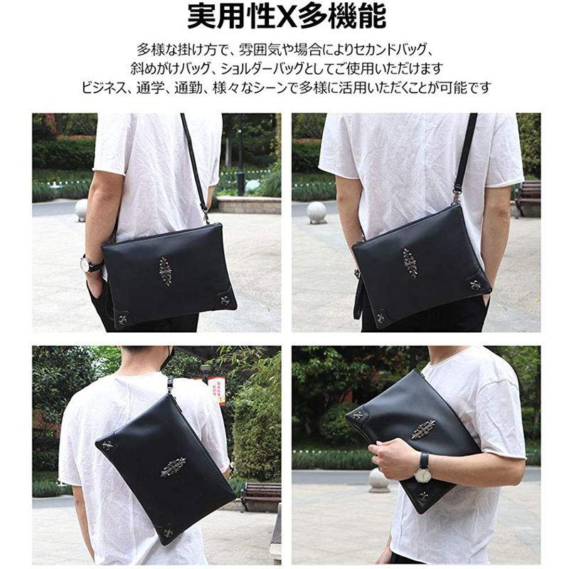 経典ブランド バッグ Whatna 3way革 セカンドバッグ クラッチ バッグ メンズ バッグ クラッチ ショルダー 肩掛け 結婚式 Ipad収納可 サイズ Www Threeriversofs Com