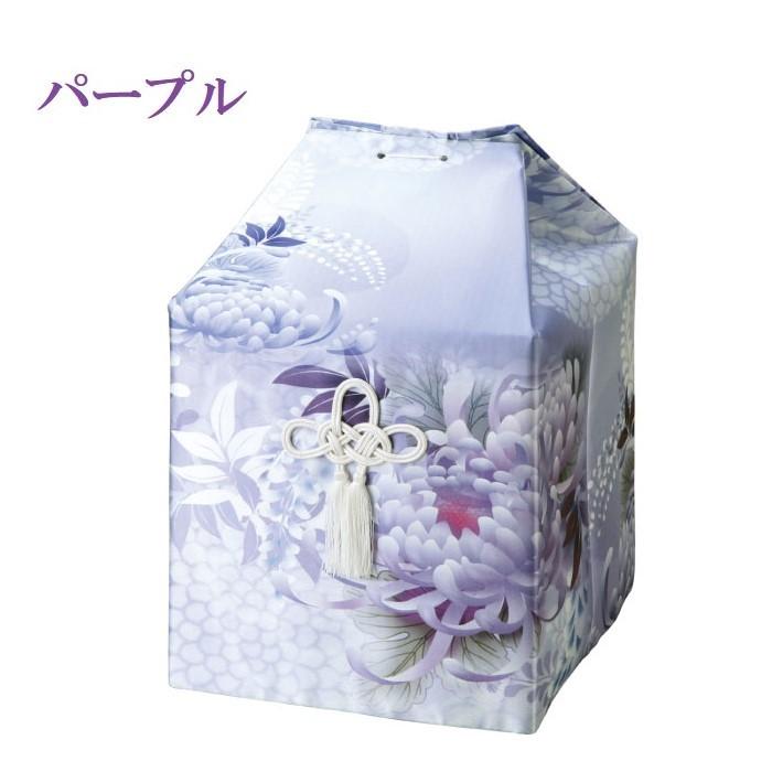 骨覆 彩華覆 7寸壷用 ピンク ブルー グリーン パープル 骨壷カバー