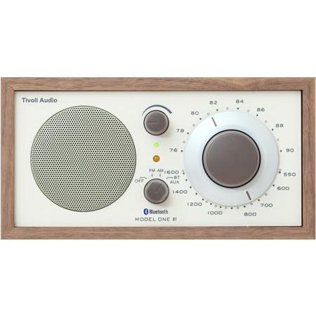 Tivoli Audio（チボリ　オーディオ） Model One BT Bluetooth 5.0 ワイヤレス AM/FM ラジオ・スピーカー Classic Walnut / Beige｜uroco