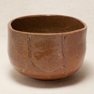 光悦「障子」写し　赤楽抹茶碗  〔佐々木昭楽〕