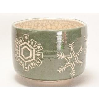 色楽 雪華紋 抹茶碗 〔川嵜和楽（川崎和楽）〕 : uroco - 通販 - Yahoo