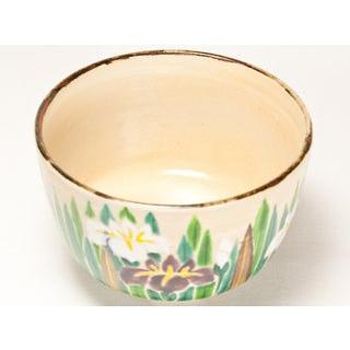 乾山写菖蒲向付12客　京焼 楽天市場】京焼：乾山写春草紋向付・伏原博之《小鉢・向付・13.0cm