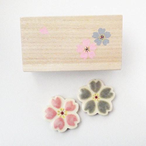 清水焼・京焼 桜 箸置き 2個 木箱入り 〔陶泉窯〕 : uroco - 通販