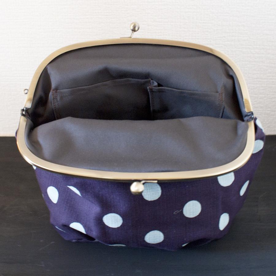 SOUVENIR（スーベニール） ドット 9.0バルーンショルダー がま口バッグ  