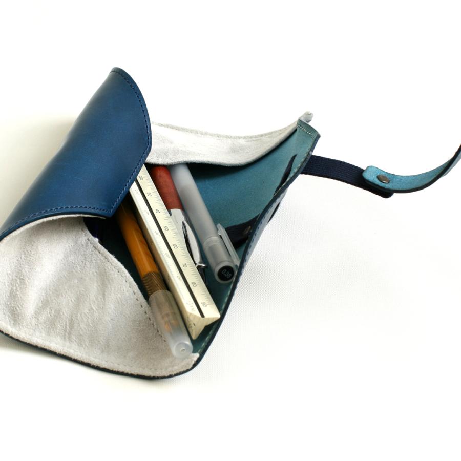 m+（エムピウ） pencil case rotolo SUEDE ペンケース ロトロ スエード