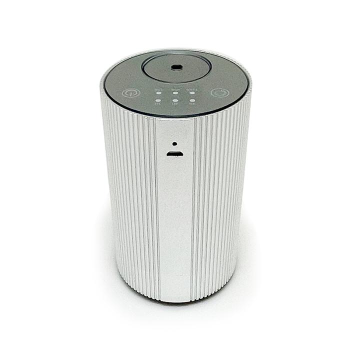 Aroma Bloom モバイルアロマディフューザーEX シルバー 充電式コードレス ３段階選べるタイマー アロマブルームの画像