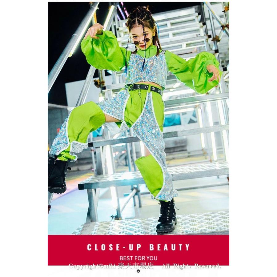 ランキング1位受賞｜上下セットアップ KPOP ダンス衣装 グリーン