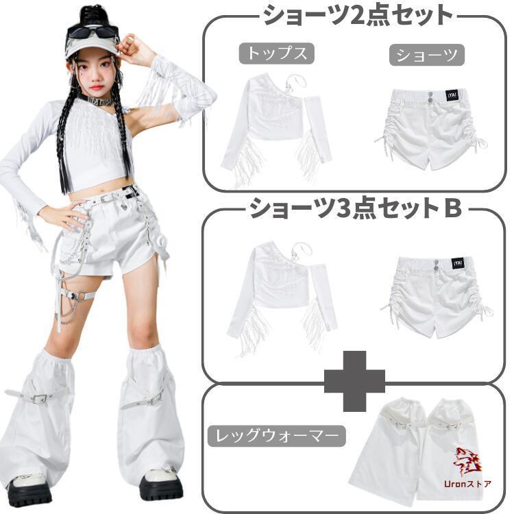 セットアップ ダンス衣装 ヒップホップ キッズダンス ショーツ パンツ