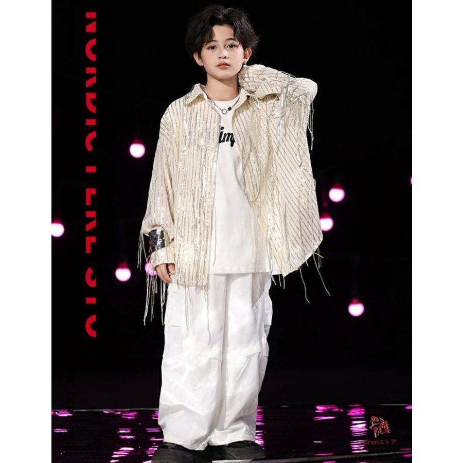 キッズダンス 衣装 キラキラ スパンコール 子供服 女の子 男の子
