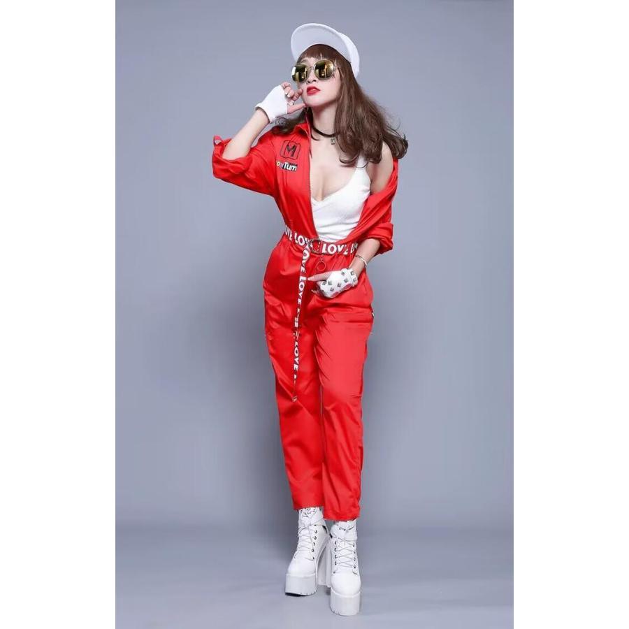 連体ダンス服 演出服 ダンス衣装 大人 ダンス 衣装 セットアップ