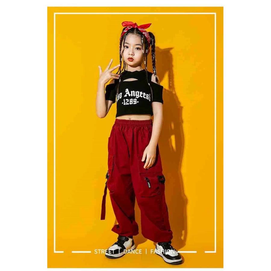 夏?新品］キッズ ダンスウェア 女の子 セットアップ グレー ショート丈