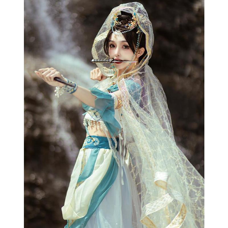 中華風アラビアン衣装 全身コスチューム 中国古代服装 漢唐古典舞踊