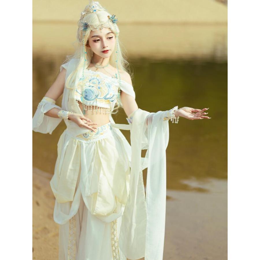 中華風 アラビアン衣装 敦煌舞踊 西域 古代 お姫様 飛天 コスプレ衣装